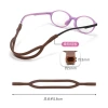 Colorful double-strap silicone glass lanyards, anti-slip and anti-drop sports glasses lanyards, glasses straps, children's glasses accessories Application Scenario